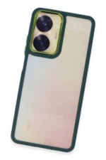 Uray store Realme C55 Kılıf Dora Kapak - Haki Yeşil - Görsel 3