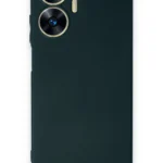 Uray store Realme C55 Kılıf First Silikon - Koyu Yeşil