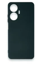 Uray store Realme C55 Kılıf First Silikon - Koyu Yeşil - Görsel 3