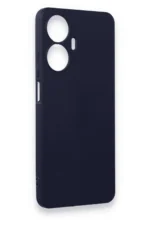 Uray store Realme C55 Kılıf First Silikon - Lacivert - Görsel 4