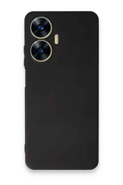 Uray store Realme C55 Kılıf First Silikon - Siyah