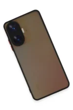 Uray store Realme C55 Kılıf Montreal Silikon Kapak - Siyah - Görsel 4