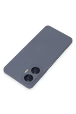 Uray store Realme C55 Kılıf Nano içi Kadife Silikon - Gri