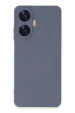 Uray store Realme C55 Kılıf Nano içi Kadife Silikon - Gri - Görsel 3