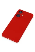 Uray store Realme C55 Kılıf Nano içi Kadife Silikon - Kırmızı - Görsel 3