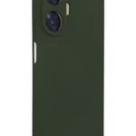 Uray store Realme C55 Kılıf Nano içi Kadife Silikon - Koyu Yeşil