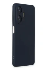 Uray store Realme C55 Kılıf Nano içi Kadife Silikon - Lacivert - Görsel 2