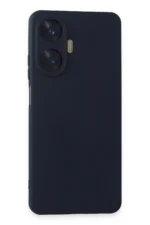 Uray store Realme C55 Kılıf Nano içi Kadife Silikon - Lacivert