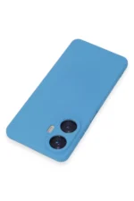 Uray store Realme C55 Kılıf Nano içi Kadife Silikon - Mavi - Görsel 2