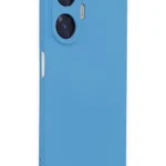 Uray store Realme C55 Kılıf Nano içi Kadife Silikon - Mavi