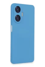 Uray store Realme C55 Kılıf Nano içi Kadife Silikon - Mavi