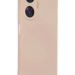Uray store Realme C55 Kılıf Nano içi Kadife Silikon - Pudra