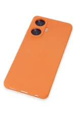 Uray store Realme C55 Kılıf Nano içi Kadife Silikon - Turuncu - Görsel 2