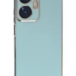Uray store Realme C55 Kılıf Volet Silikon - Açık Yeşil