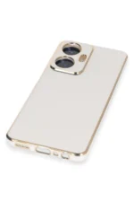 Uray store Realme C55 Kılıf Volet Silikon - Beyaz - Görsel 4