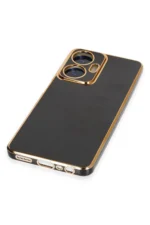 Uray store Realme C55 Kılıf Volet Silikon - Siyah - Görsel 4