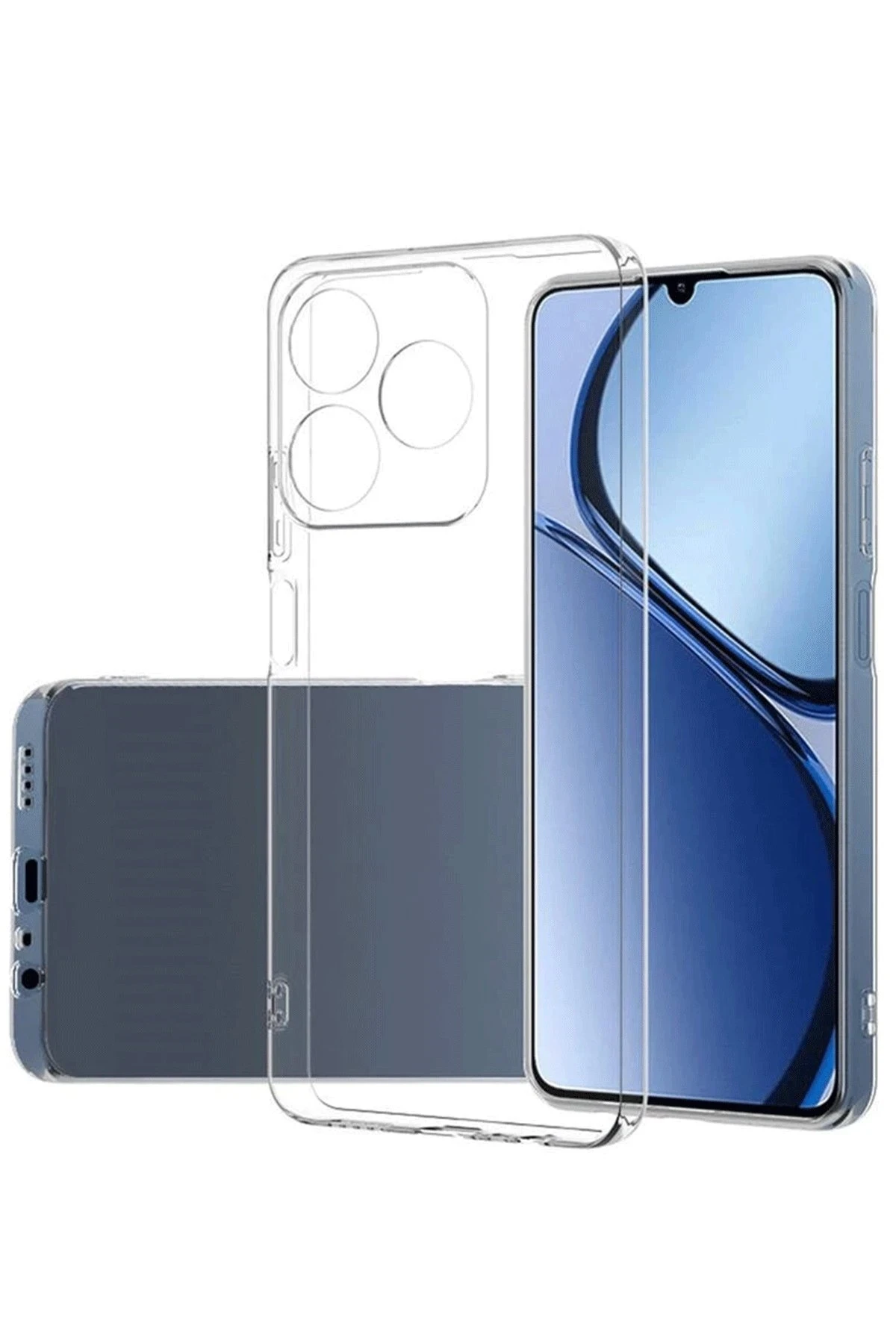 newface-realme-c61-kilif-lux-seffaf-silikon-default Uray store Realme C61 Kılıf Lüx Şeffaf Silikon - Görsel 1