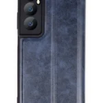 Uray store Realme C65 Kılıf Flip Cover - Lacivert