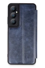 Uray store Realme C65 Kılıf Flip Cover - Lacivert