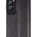 Uray store Realme C65 Kılıf Flip Cover - Siyah