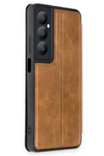 Uray store Realme C65 Kılıf Flip Cover - Taba - Görsel 2