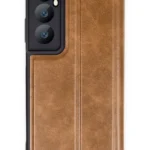 Uray store Realme C65 Kılıf Flip Cover - Taba