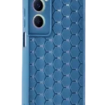 Uray store Realme C65 Kılıf Petek Silikon Kapak - Mavi