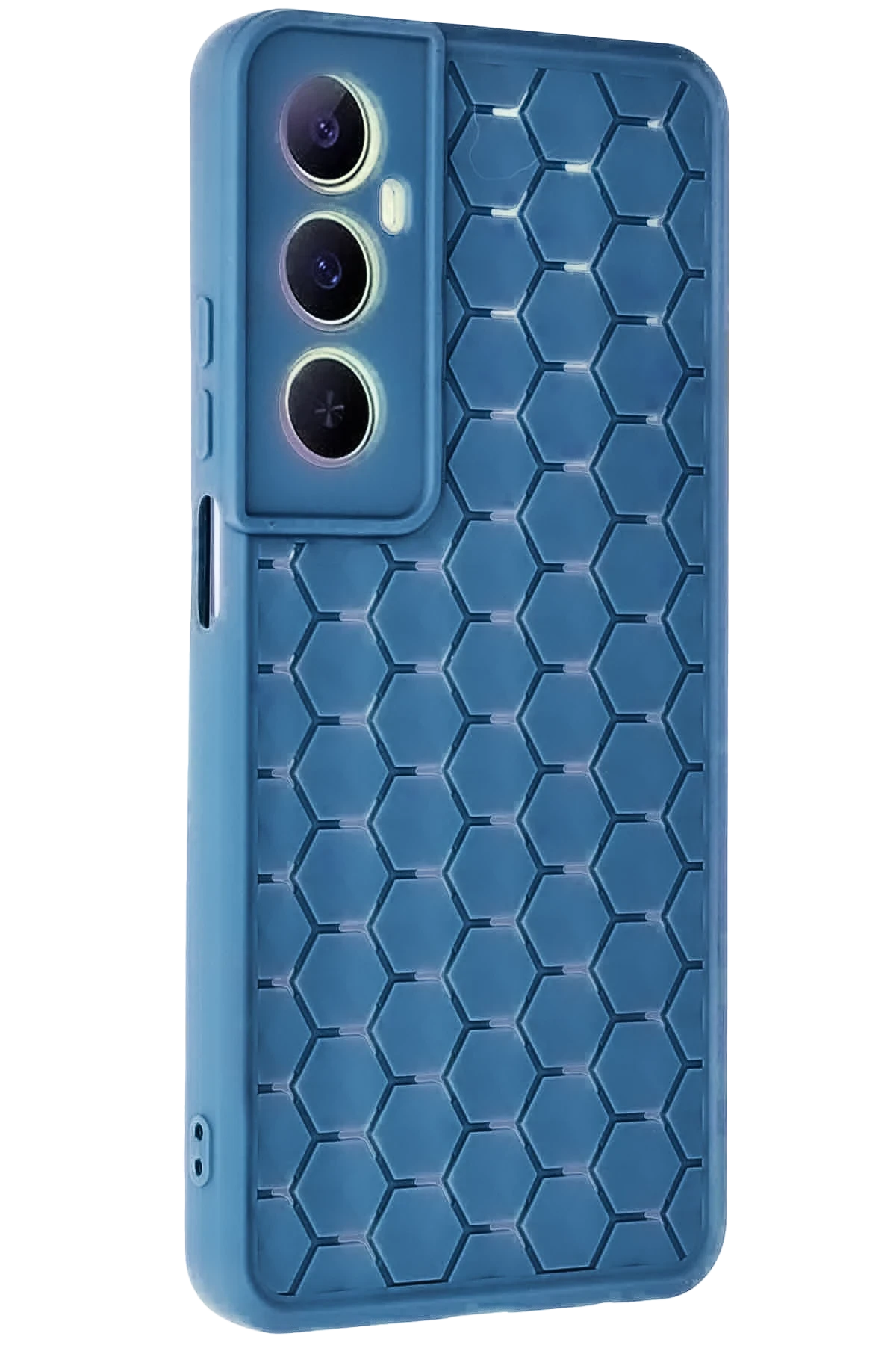 newface-realme-c65-kilif-petek-silikon-kapak-mavi-default Uray store Realme C65 Kılıf Petek Silikon Kapak - Mavi - Görsel 1