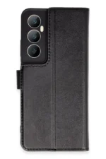Uray store Realme C65 Kılıf Trend S Plus Kapaklı Kılıf - Siyah