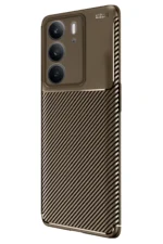Uray store Realme C75 4G Auto Focus Karbon Kapak - Kahverengi - Görsel 2