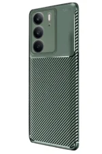Uray store Realme C75 4G Auto Focus Karbon Kapak - Koyu Yeşil - Görsel 2
