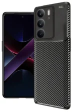 Uray store Realme C75 4G Auto Focus Karbon Kapak - Siyah