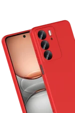 Uray store Realme C75 4G First Silikon - Kırmızı - Görsel 3