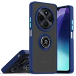 Uray store Realme C75 4G Kılıf Montreal Yüzüklü Silikon Kapak - Lacivert