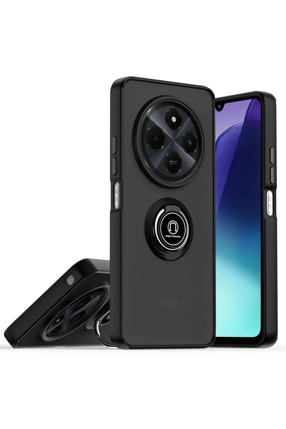 newface-realme-c75-4g-kilif-montreal-yuzuklu-silikon-kapak-siyah-default Uray store Realme C75 4G Kılıf Montreal Yüzüklü Silikon Kapak - Siyah - Görsel 1