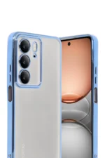 Uray store Realme C75 4G Kılıf Razer Lensli Silikon - Açık Mavi - Görsel 2