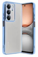Uray store Realme C75 4G Kılıf Razer Lensli Silikon - Açık Mavi