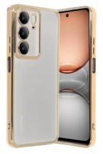 Uray store Realme C75 4G Kılıf Razer Lensli Silikon - Gold