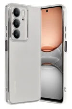Uray store Realme C75 4G Kılıf Razer Lensli Silikon - Gümüş