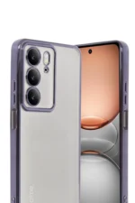 Uray store Realme C75 4G Kılıf Razer Lensli Silikon - Mor - Görsel 2