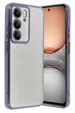 Uray store Realme C75 4G Kılıf Razer Lensli Silikon - Mor