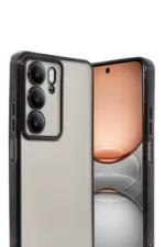 Uray store Realme C75 4G Kılıf Razer Lensli Silikon - Siyah - Görsel 2