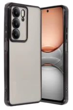 Uray store Realme C75 4G Kılıf Razer Lensli Silikon - Siyah