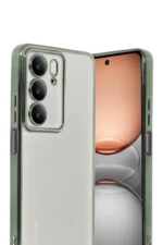 Uray store Realme C75 4G Kılıf Razer Lensli Silikon - Yeşil - Görsel 2