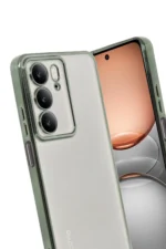 Uray store Realme C75 4G Kılıf Razer Lensli Silikon - Yeşil - Görsel 3