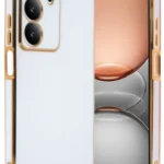 Uray store Realme C75 4G Kılıf Volet Silikon - Beyaz