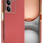 Uray store Realme C75 4G Kılıf Volet Silikon - Kırmızı