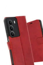 Uray store Realme C75 4G Trend S Plus Kapaklı Kılıf - Kırmızı - Görsel 2