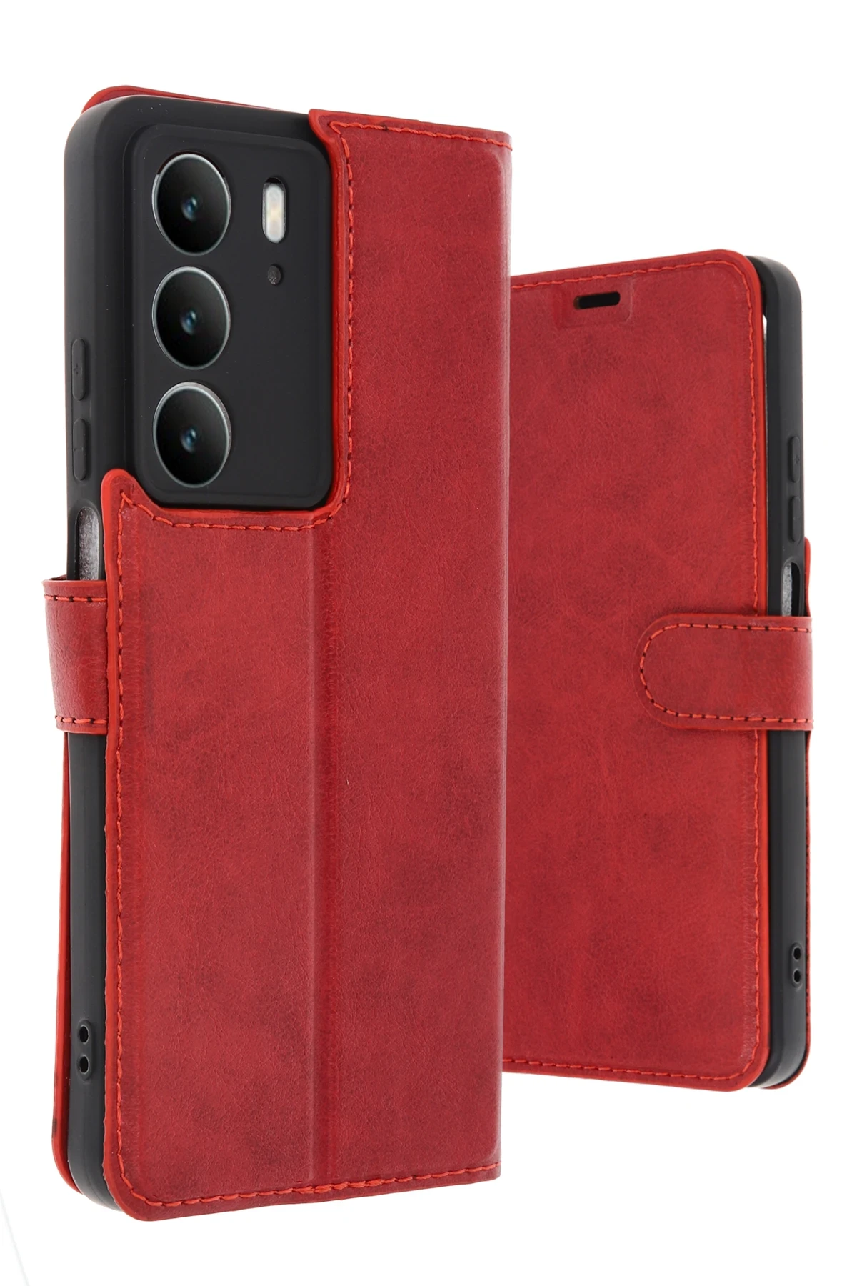 newface-realme-c75-4g-trend-s-plus-kapakli-kilif-kirmizi-default Uray store Realme C75 4G Trend S Plus Kapaklı Kılıf - Kırmızı - Görsel 1