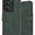 Uray store Realme C75 4G Trend S Plus Kapaklı Kılıf - Koyu Yeşil